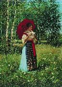 Nikolay Bogdanov-Belsky In reading the letter oil painting artist